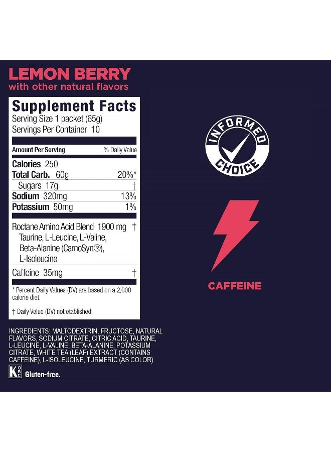 GU Energy Roctane Ultra Endurance Energy Drink Mix, Lemon Berry - Image 3